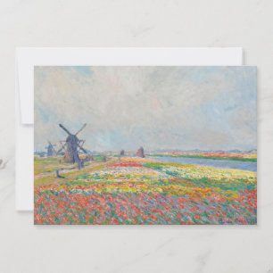 Claude Monet - Tulip Fields bei Den Haag Dankeskarte