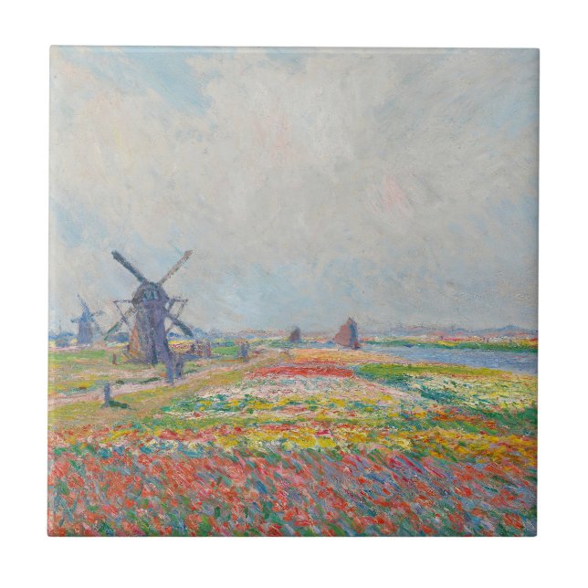 Claude Monet - Tulip Fields bei Den Haag Fliese (Vorderseite)