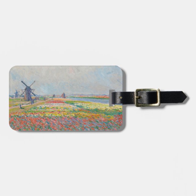 Claude Monet - Tulip Fields bei Den Haag Gepäckanhänger (Vorderseite horizontal)