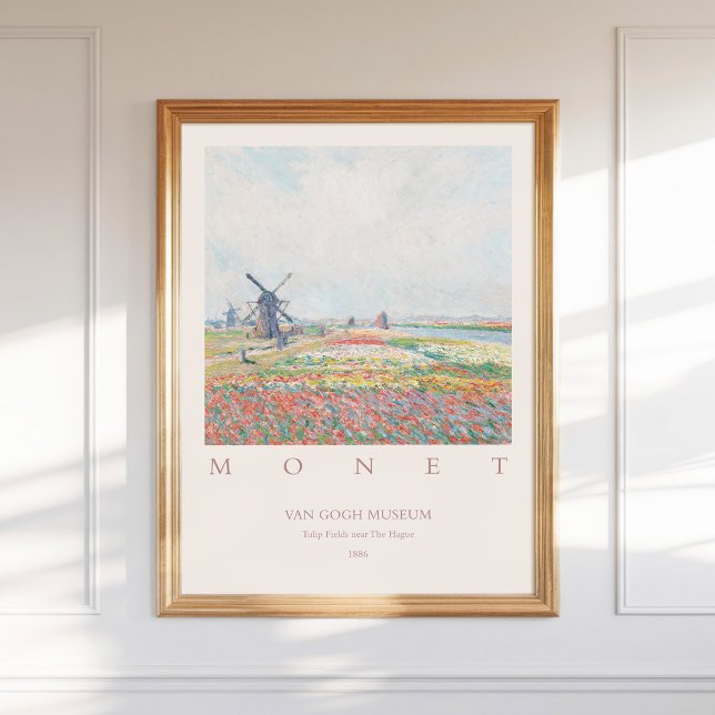 Claude Monet Tulip Fields Haag 1886 Poster (Von Creator hochgeladen)