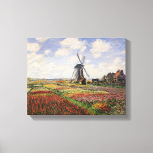 Claude Monet Tulip Fields Rijnsburg Windmill Leinwanddruck