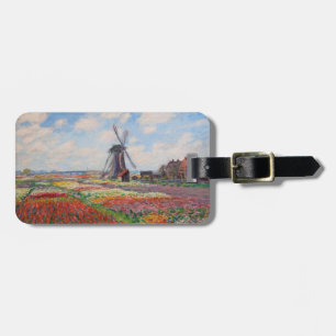 Claude Monet - Tulpenfeld in Holland Gepäckanhänger