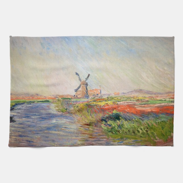 Claude Monet - Tulpenfeld in Holland Geschirrtuch (Horizontal)