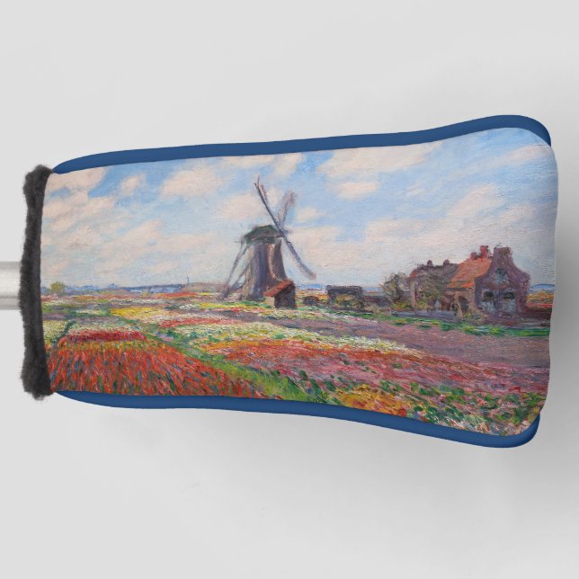 Claude Monet - Tulpenfeld in Holland Golf Headcover (Vorderseite)