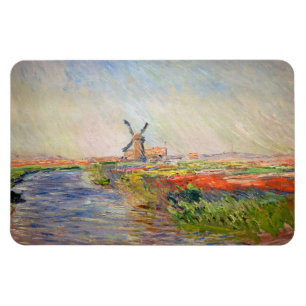 Claude Monet - Tulpenfeld in Holland Magnet