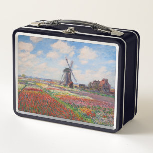 Claude Monet - Tulpenfeld in Holland Metall Brotdose