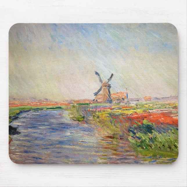 Claude Monet - Tulpenfeld in Holland Mousepad (Vorne)