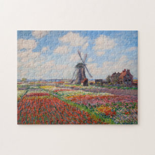 Claude Monet - Tulpenfeld in Holland Puzzle