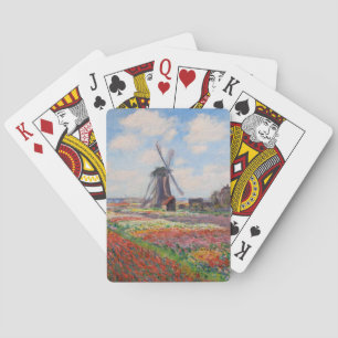 Claude Monet - Tulpenfeld in Holland Spielkarten