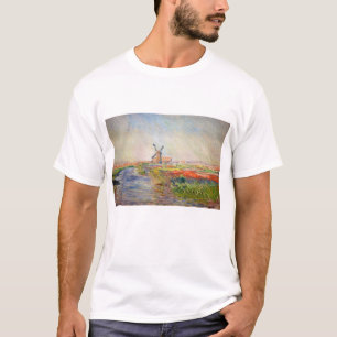 Claude Monet - Tulpenfeld in Holland T-Shirt
