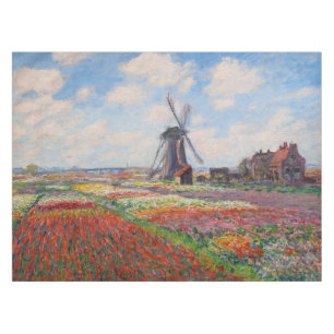 Claude Monet - Tulpenfeld in Holland Tischdecke