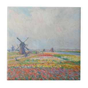 Claude Monet - Tulpenfelder in der Nähe von Den Ha Fliese