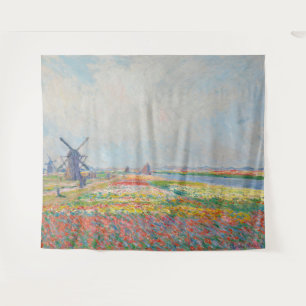 Claude Monet - Tulpenfelder in der Nähe von Den Ha Wandteppich
