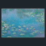 Claude Monet Turquoise Decoupage Water Lilly Seidenpapier<br><div class="desc">Claude Monet Turquoise Decoupage Water Lilly</div>