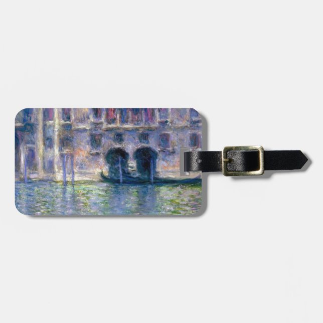 Claude Monet Venedig Gepäckanhänger (Vorderseite horizontal)
