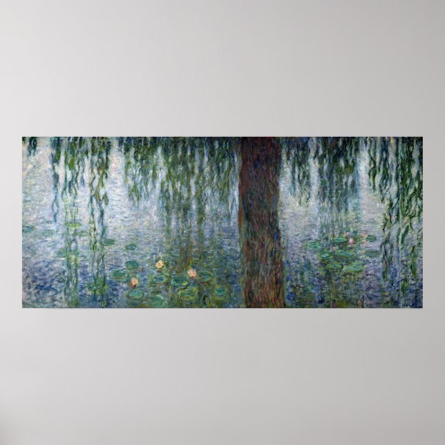 Claude Monet | VERLASSEN WASSERLILIEN Poster (Vorne)
