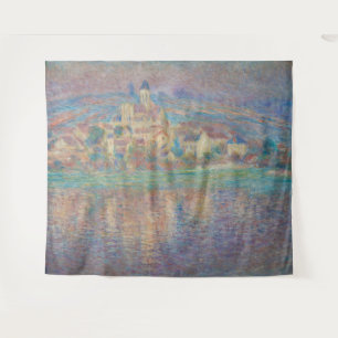 Claude Monet - Vetheuil, Sonnenuntergang Wandteppich