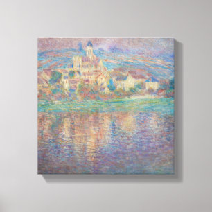 Claude Monet - Vetheuil, Sunset Leinwanddruck
