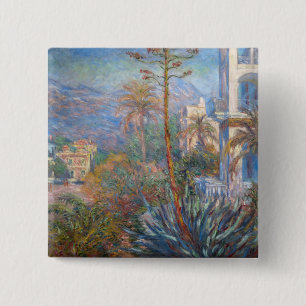 Claude Monet - Villas in Bordighera Button