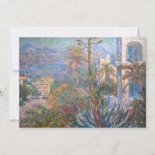 Claude Monet - Villas in Bordighera Dankeskarte