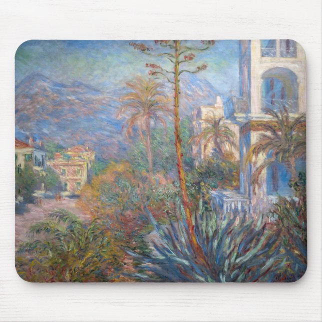 Claude Monet - Villas in Bordighera Mousepad (Vorne)