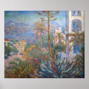Claude Monet - Villas in Bordighera Poster