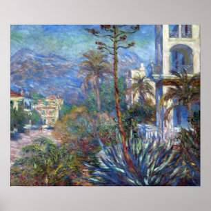 Claude Monet Villas in Bordighera Poster