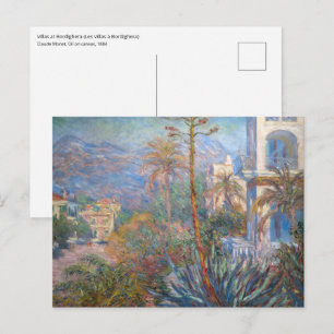 Claude Monet - Villen in Bordighera Postkarte