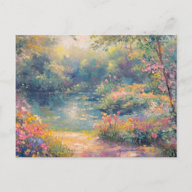 Claude Monet Vintag Postcard Postkarte (Vorderseite)