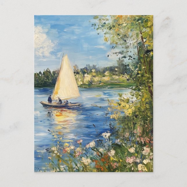 Claude Monet Vintag Postcard Postkarte (Vorderseite)