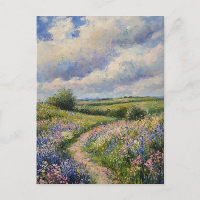 Claude Monet Vintag Postcard Postkarte (Vorderseite)