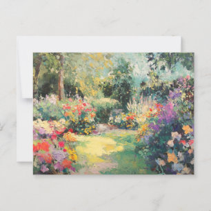 Claude Monet Vintag Postcard Postkarte