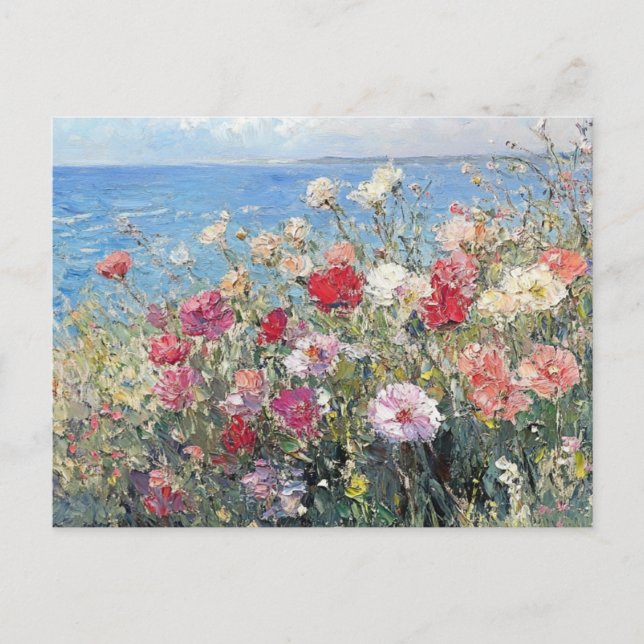 Claude Monet Vintag Postcard Postkarte (Vorderseite)