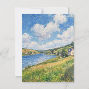 Claude Monet Vintag Postcard Postkarte