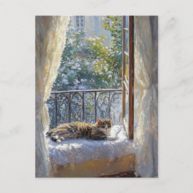 Claude Monet Vintag Postcard Postkarte (Vorderseite)