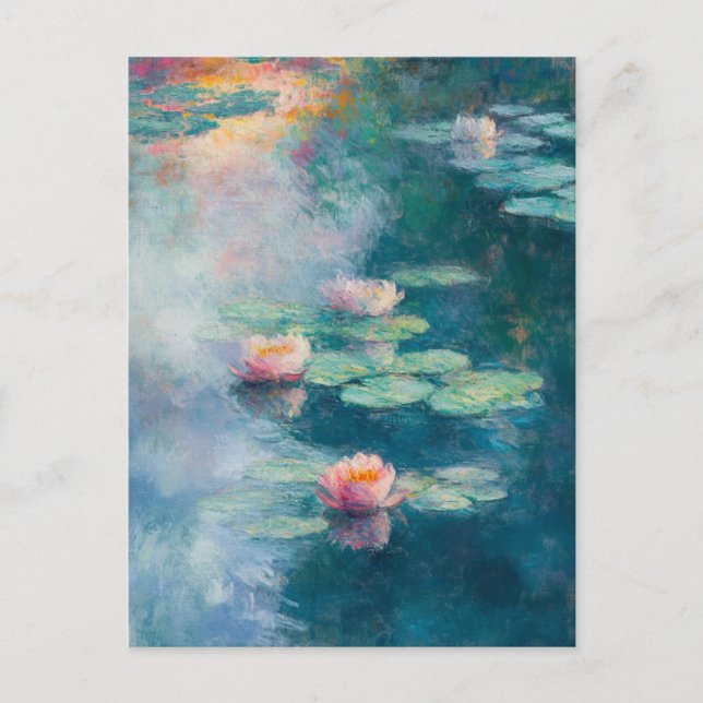 Claude Monet Vintag Postcard Postkarte (Vorderseite)