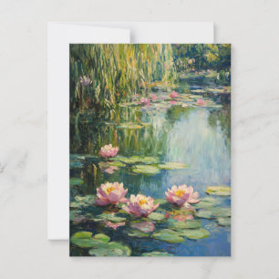 Claude Monet Vintag Postcard Postkarte