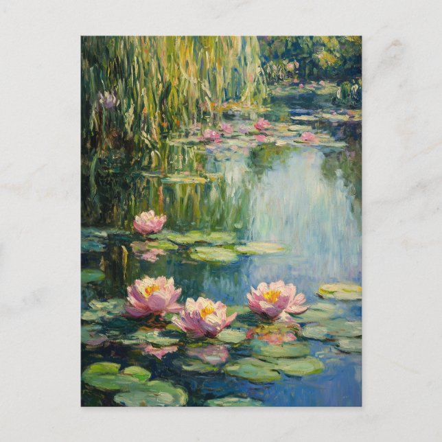 Claude Monet Vintag Postcard Postkarte (Vorderseite)