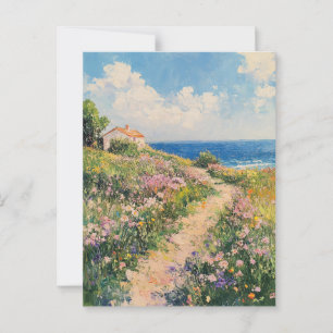Claude Monet Vintag Postcard Postkarte