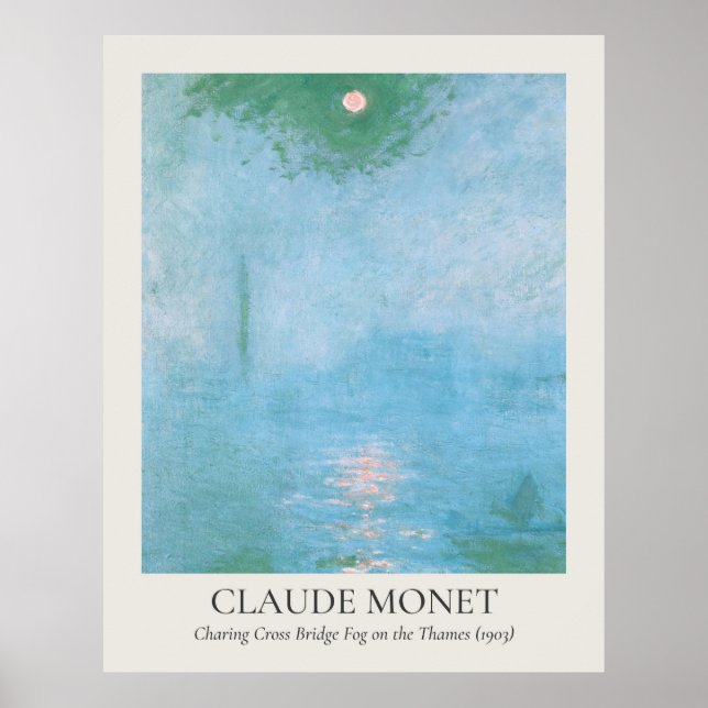 Claude Monet Vintag Wall Art 11x14 Verhältnis Poster (Vorne)