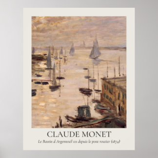 Claude Monet Vintag Wall Art 11x14 Verhältnis Poster