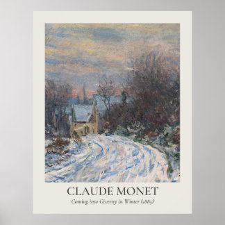 Claude Monet Vintag Wall Art 11x14 Verhältnis Poster