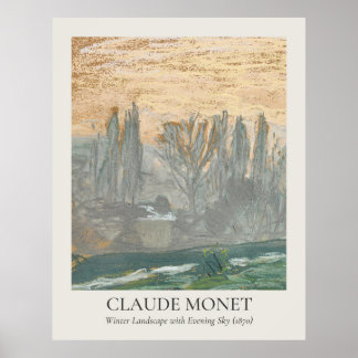 Claude Monet Vintag Wall Art 11x14 Verhältnis Poster