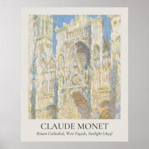Claude Monet Vintag Wall Art 4x5 Verhältnis Poster