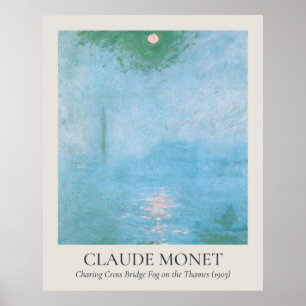 Claude Monet Vintag Wall Art 4x5 Verhältnis Poster