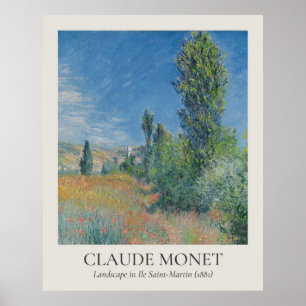 Claude Monet Vintag Wall Art 4x5 Verhältnis Poster