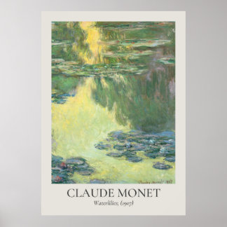 Claude Monet Vintag Wall Art ISO Verhältnis Poster