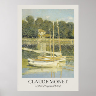 Claude Monet Vintag Wall Art ISO Verhältnis Poster