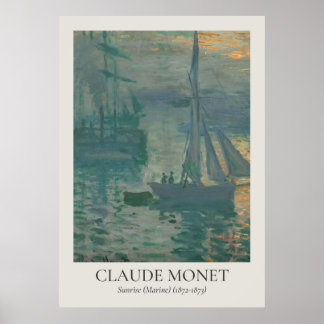Claude Monet Vintag Wall Art ISO Verhältnis Poster