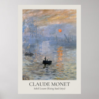 Claude Monet Vintag Wall Art ISO Verhältnis Poster
